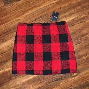Buffalo Plaid Mini Skirt